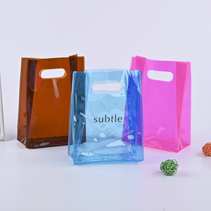 Wholesale S size girls PVC small jelly purse hand bag Women rainbow candy colorful mini D-cut handbags