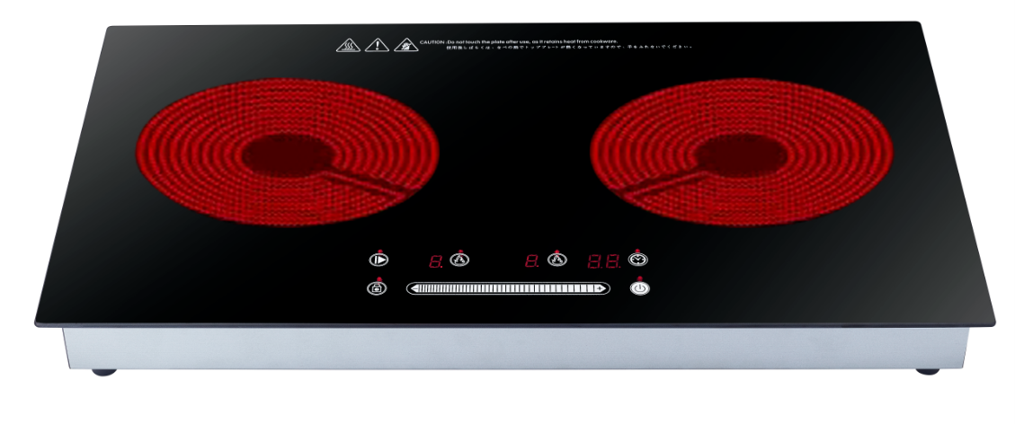 Electric Double Stove Induction Cooker 2 Burner Plates Gas Stove And Electric Infrared Cooktop