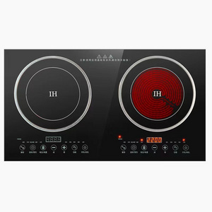 Electric Double Stove Induction Cooker 2 Burner Plates Gas Stove And Electric Infrared Cooktop