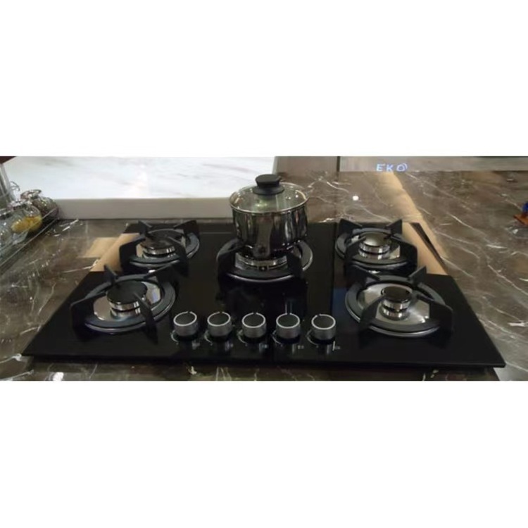 Five burner gas stove commercial gas stove burner countertop kitchen stove 5 burner gas cooker