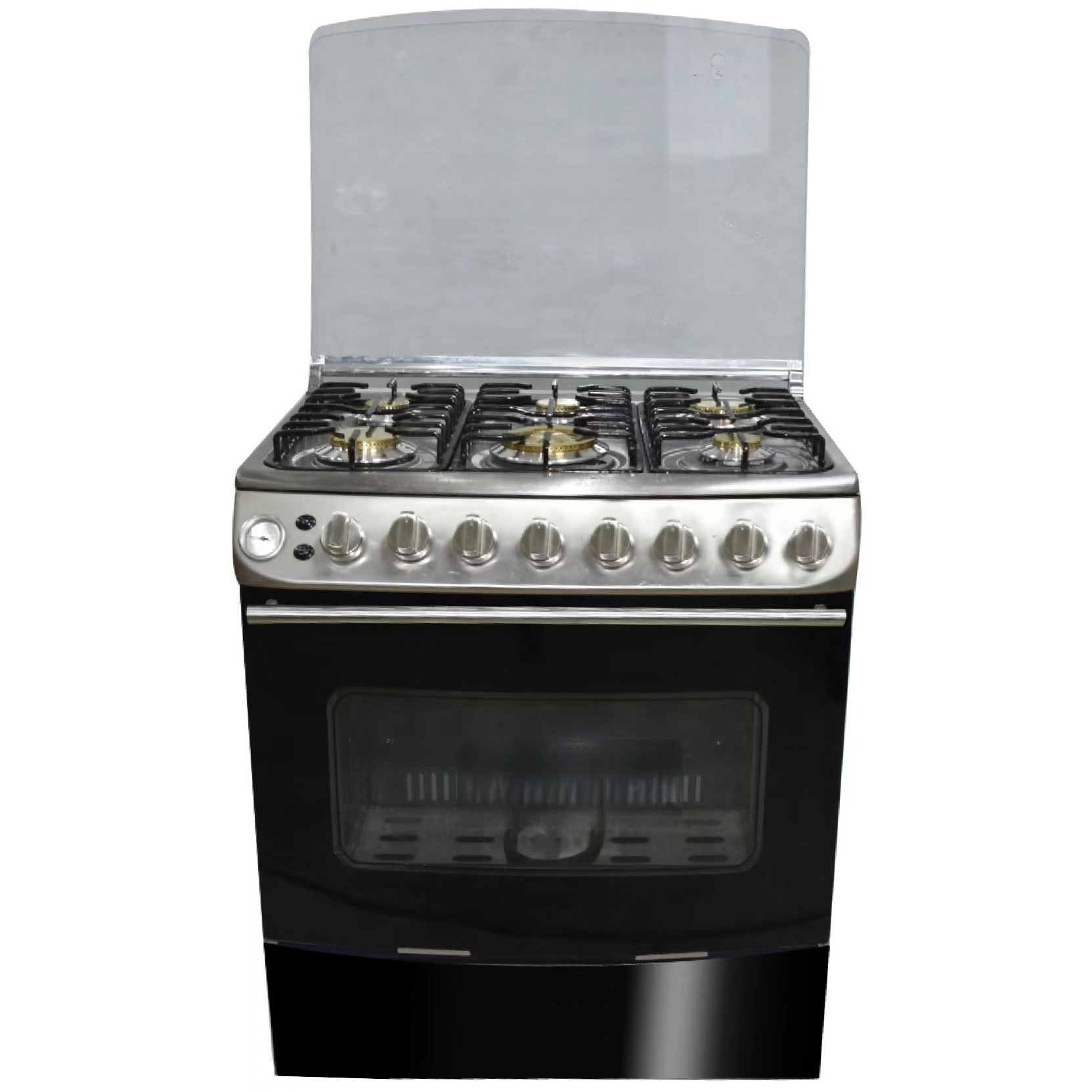 Free Standing Gas Stove And Oven Stainless Steel Kitchen Gas Range Built-in Oven Stove Cooker With Oven And Grill