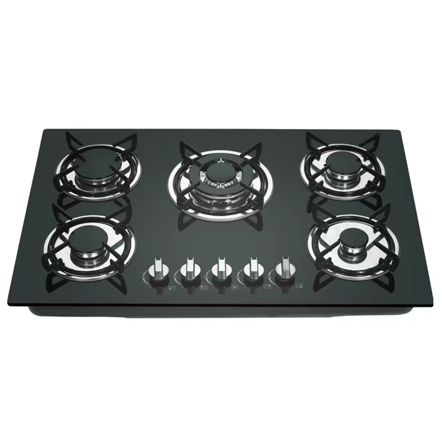 Five burner gas stove commercial gas stove burner countertop kitchen stove 5 burner gas cooker