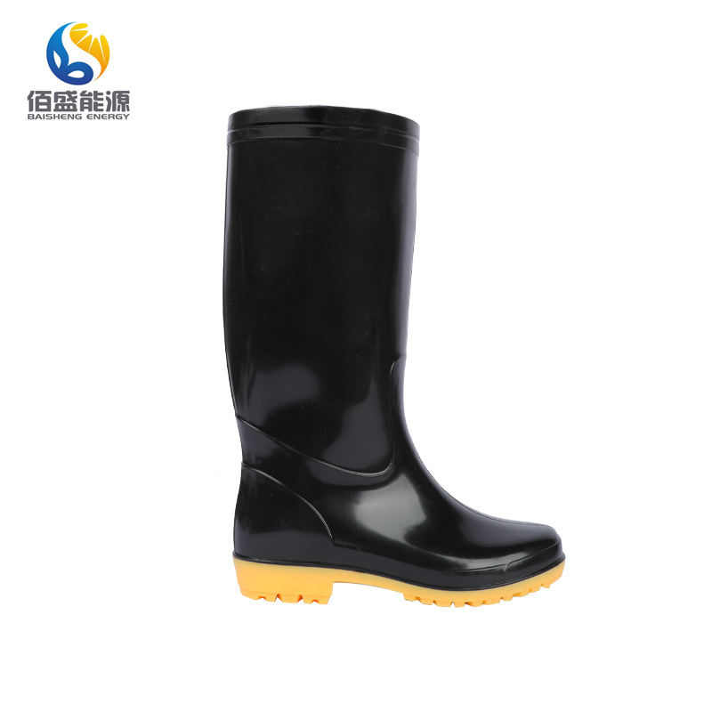 Low Price 2022 New Brand Men Light Non-Slip PVC Material Rain Boot for Work