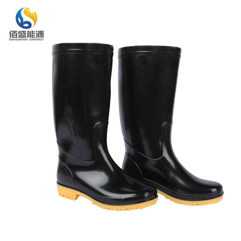 Low Price 2022 New Brand Men Light Non-Slip PVC Material Rain Boot for Work