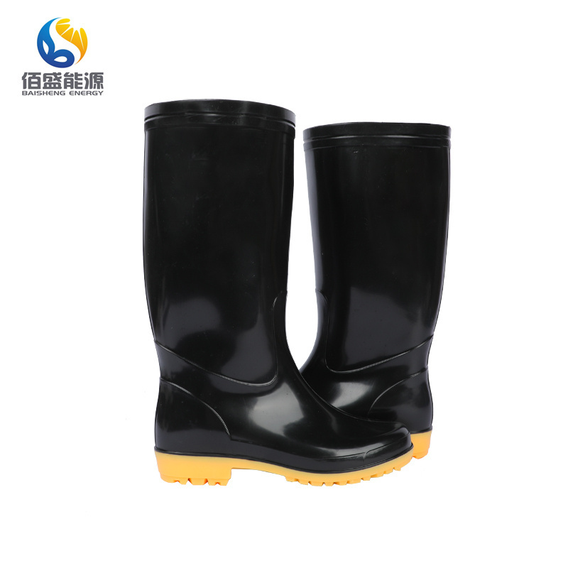 Low Prices Men Safety Shoes Pvc Waterproof Labor Boots Rain