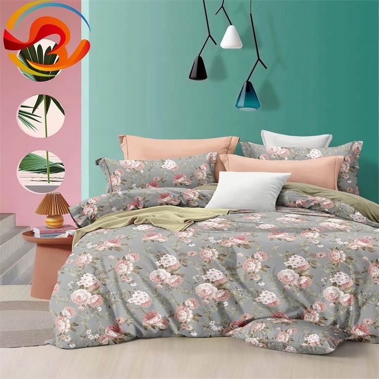 Polyester edredons colchas para cama bed sheets set cubrelecho sabanas 1800 hilos bedding basics