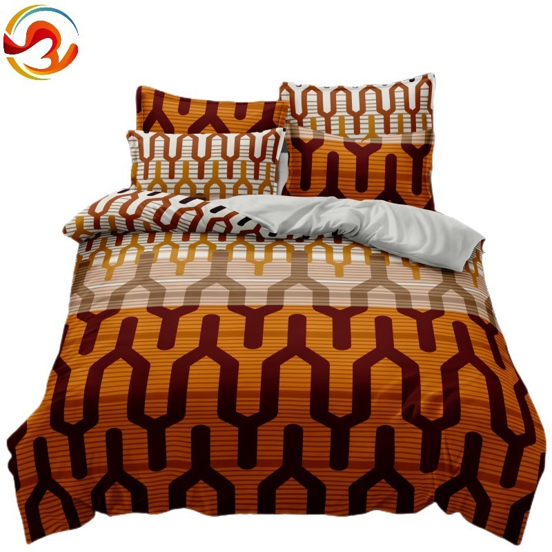 China made microfiber home textiles customized 100% polyester pigment printed bedsheets fabric