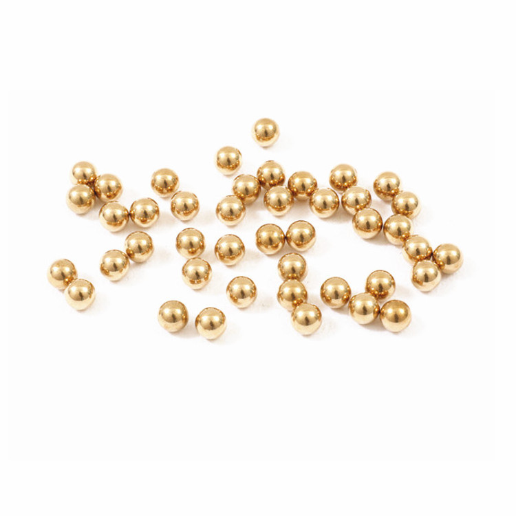 Solid spheres golden brass balls 0.5mm-50.8mm copper beads