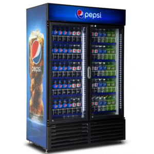 Free design 3-year warranty Pepsi cola Display Refrigerator Glass Door Beer cola Fridge Drink Beverage Cooler Chiller