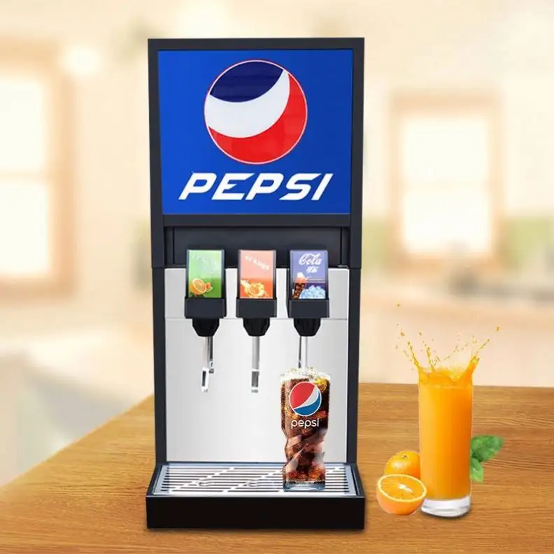 Commercial Cola Making Machine Post Mix Soda Fountain Beverage Dispenser For Convenience Shop