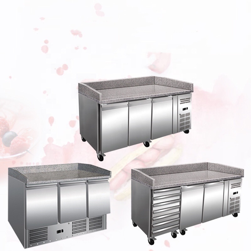 3-year warranty Refrigeration Equipment Table Top salad Fridge Bench Freezer Commercial Refrigerator Counter Fridge/freezer