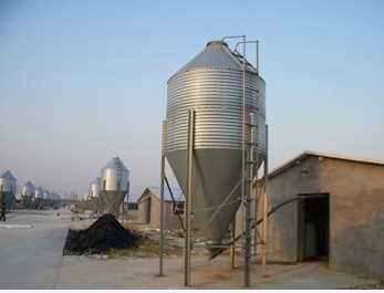 Chine high quality galvanized Steel Chicken Feeding Silo Automatic Feeding system Silo for Pig feed