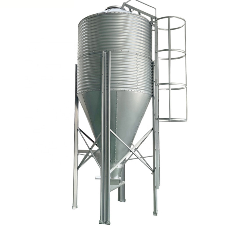 Poultry animal feed silo Corn and wheat granary Small silo