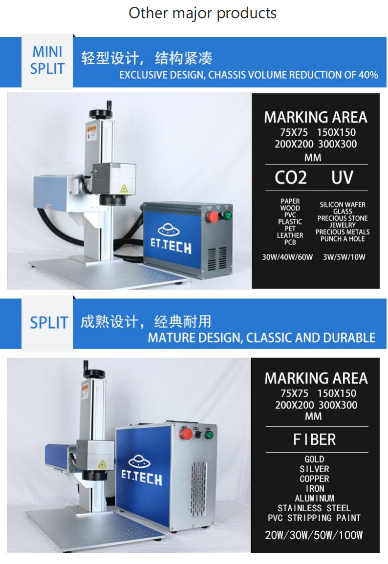 online flying laser marking machine fiber co2 uv mopa laser for assembly line beverage and food plants