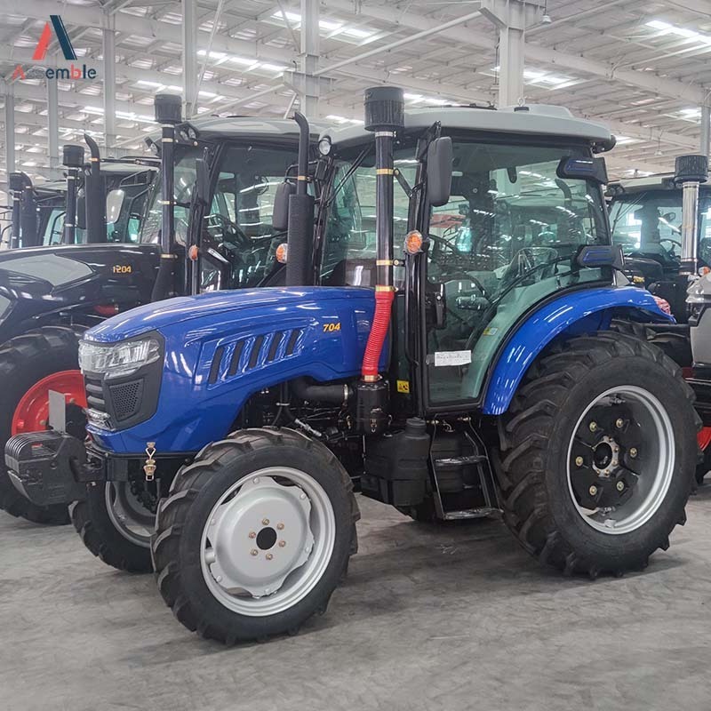 Low Price Chinese Small Farm Tractors 4wd Tractor Agricola 4x4 70hp Farm Tractor For Rice Cultivation