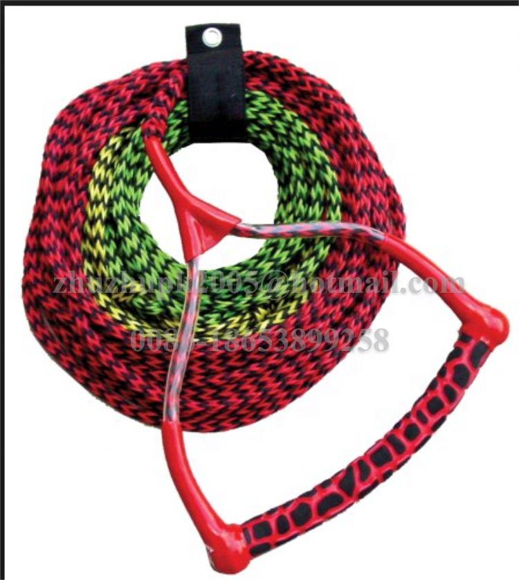 Factory hot sale PP hollow braid water ski rope