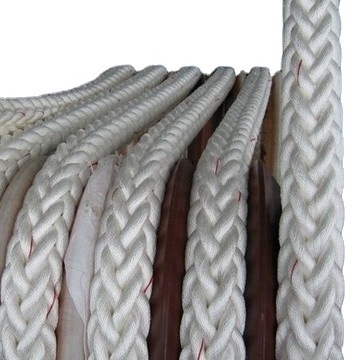 Hot sales Durable Marine 8 strands 64mm high quality PP/PE  mooring rope used ship hawser