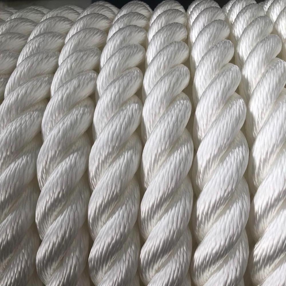 Diameter 20 mm Double Braided Nylon Rope With Breaking Strength 8200KG for Pulling