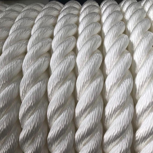 Diameter 20 mm Double Braided Nylon Rope With Breaking Strength 8200KG for Pulling