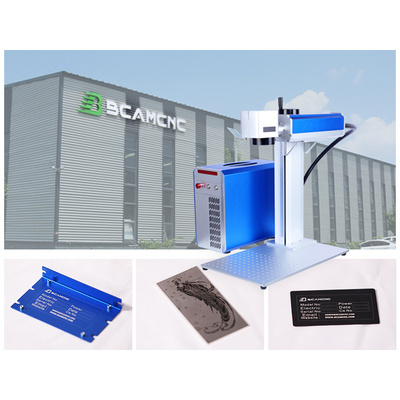 BCAMCNC high quality uv laser marking machine 20w 50w fiber laser marking machine  cattle ear tags laser marking machine