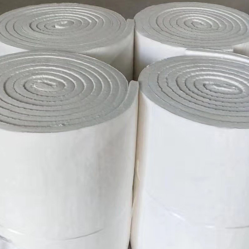 1260C 20mm 50mm thickness Aluminum silicate ceramic fiber blanket for Fireproof Thermal Insulation