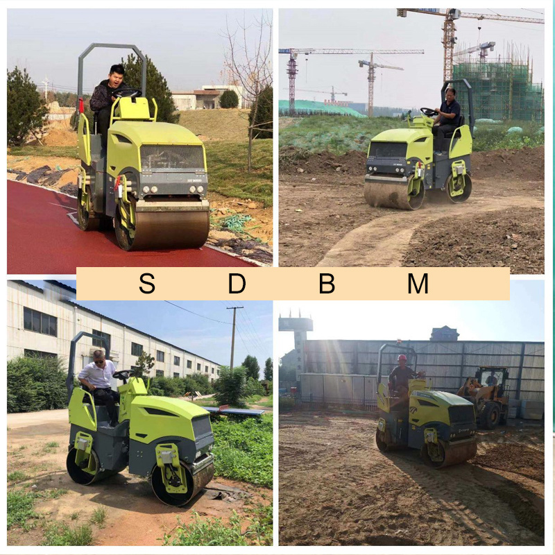 With cheap price road roller water cooled diesel engine vibratory road roller for construction asphalt vibrating road roller