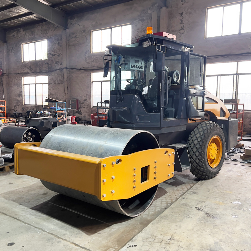 Vibratory single drum road roller  tandem 8 ton road roller rubber tire road roller for sale