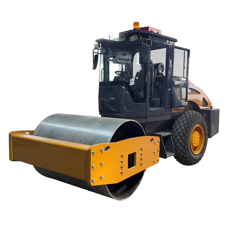 Construction Machinery 5 Ton 8 Ton 10 Ton Single Drum Cab Road Roller Equipped with Diesel Engine Road Roller