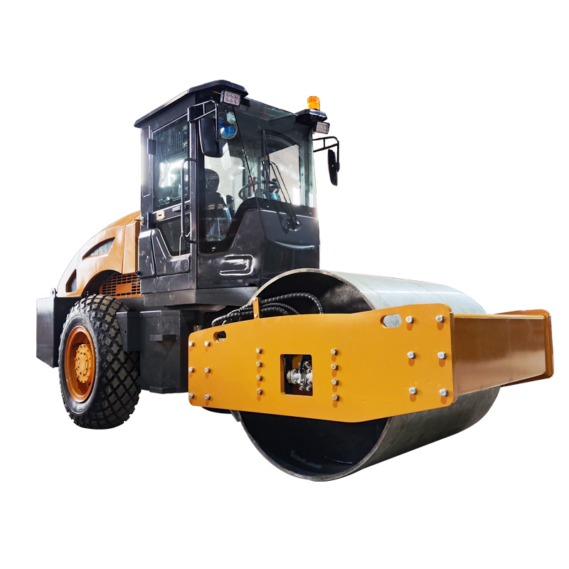 Construction Machinery 5 Ton 8 Ton 10 Ton Single Drum Cab Road Roller Equipped with Diesel Engine Road Roller