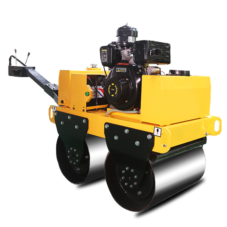 500kg 800kg Handheld Compact Mini Roller Soil Concrete Compactor Vibratory road Roller