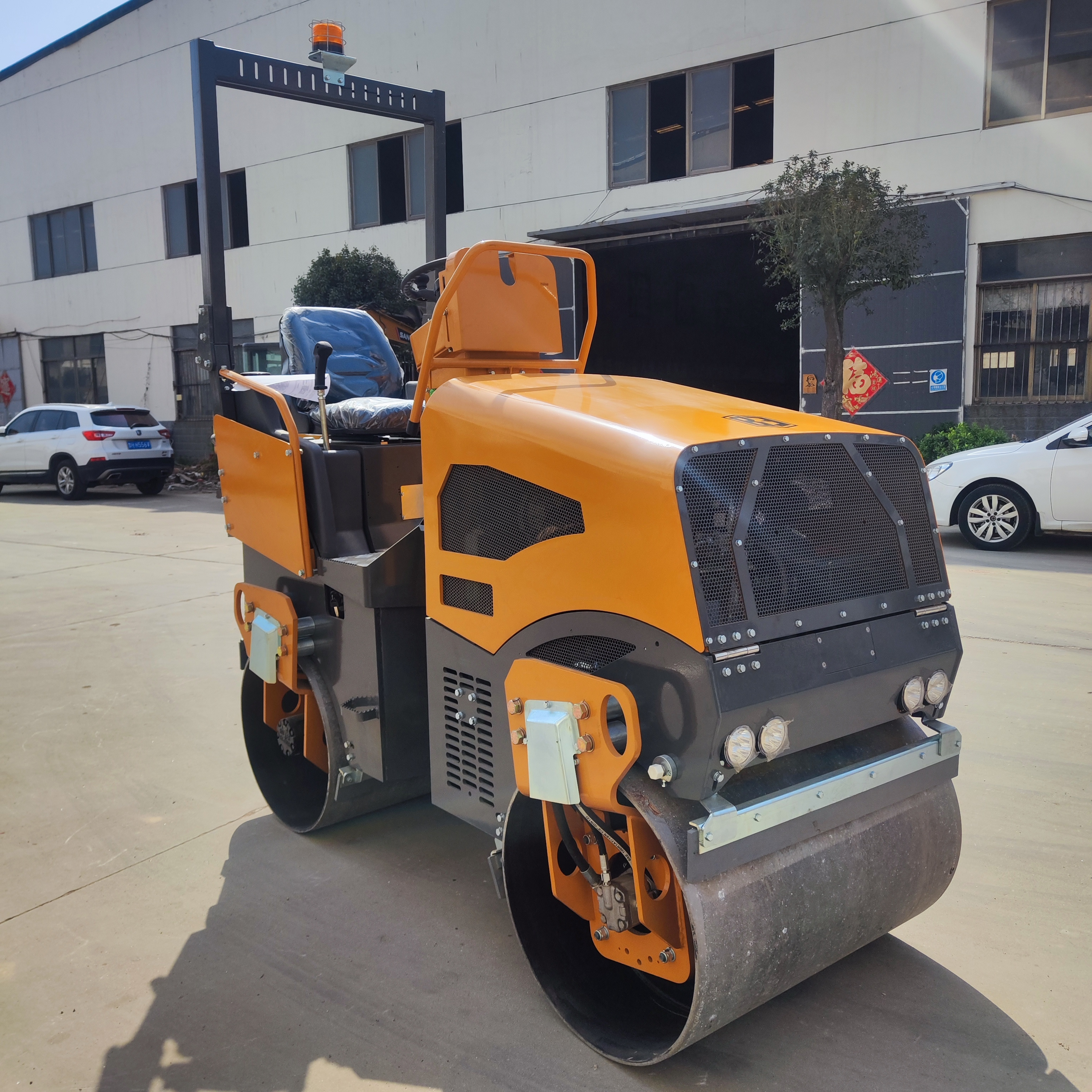 Construction machinery 1ton  2ton 3ton 4ton 5ton 6ton 8ton double single drum road roller Full Hydraulic roller compactor