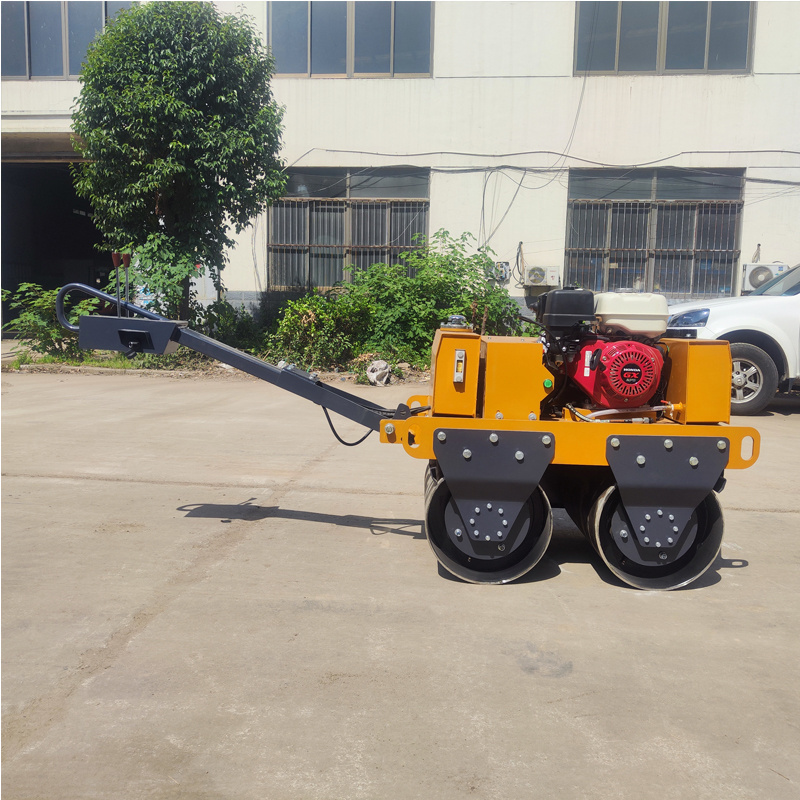 500kg 800kg Handheld Compact Mini Roller Soil Concrete Compactor Vibratory road Roller