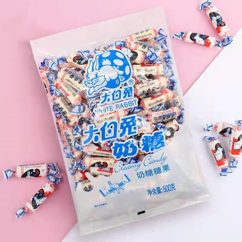 wholesale Chinese famous brand white rabbit candy delicious toffee delicious Chinese candy