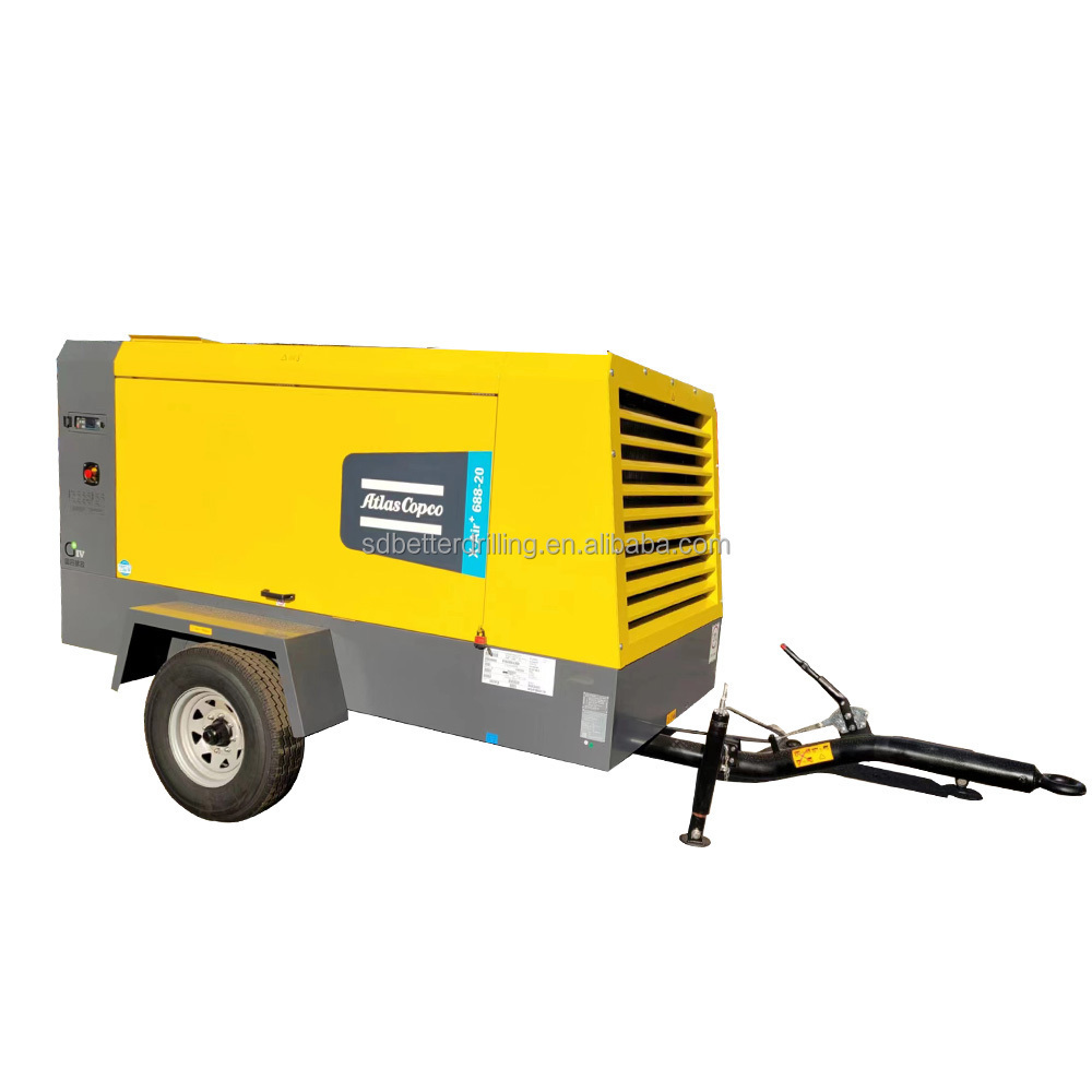 Atlas Copco V900 air compressor for drilling