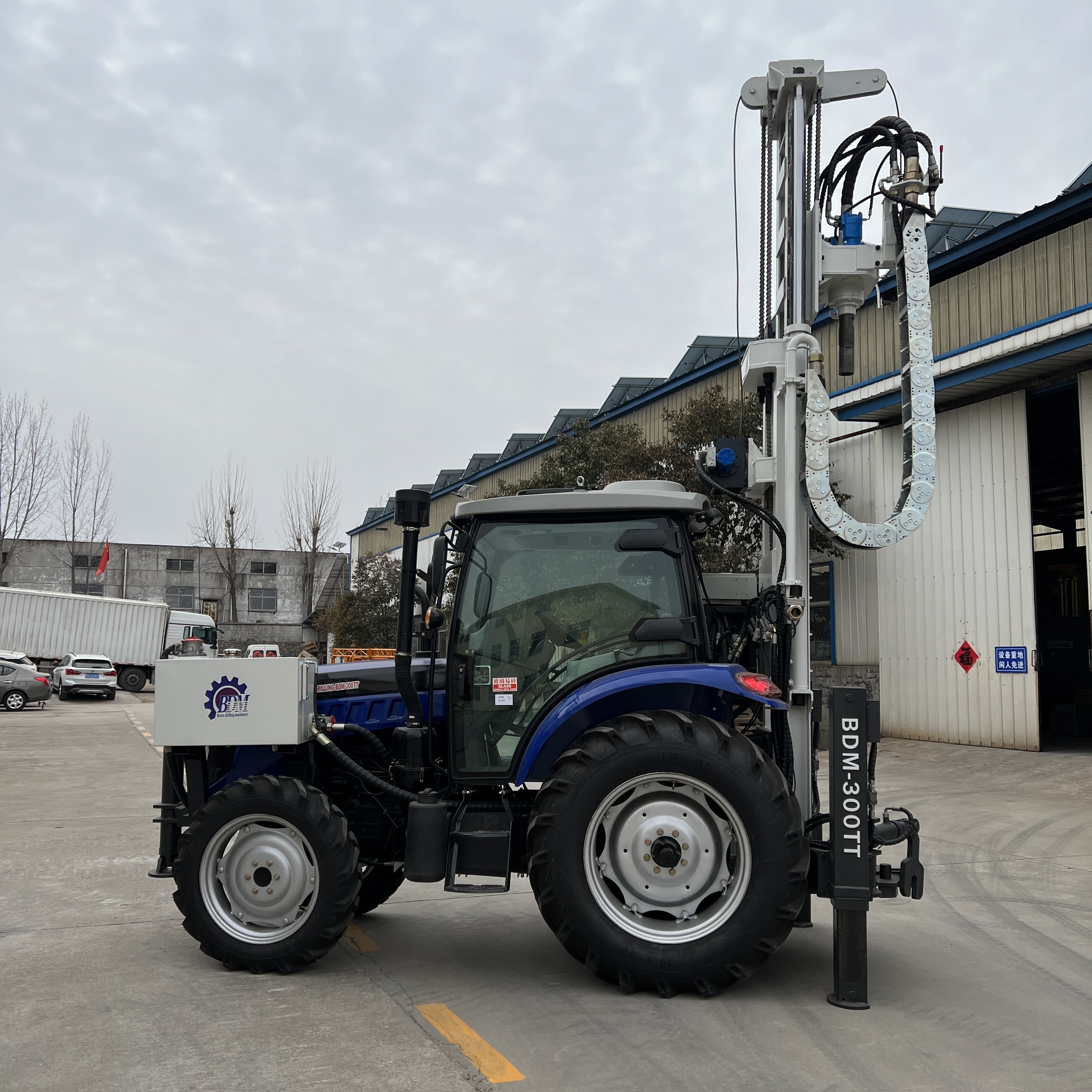 Tractor mounted water well drilling rig BDM-300TT tractor mounted water well drilling rig