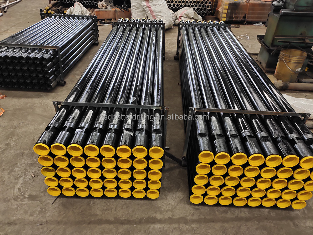 Wholesale oil well drilling used oil field pipe 76mm 89mm API Thread DTH Water Well Drill Rod For Sale