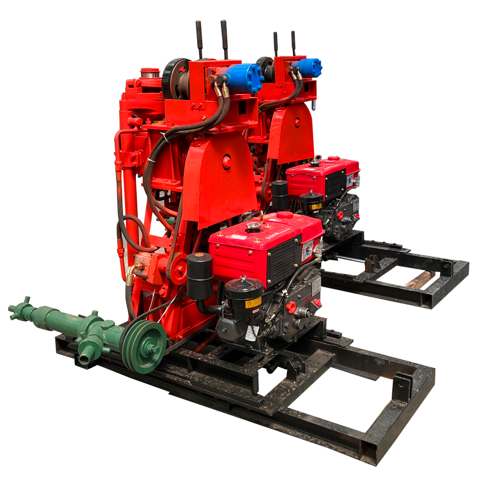 Small Portable Diamond Core Drilling Rig 50m Soil Drilling Machine