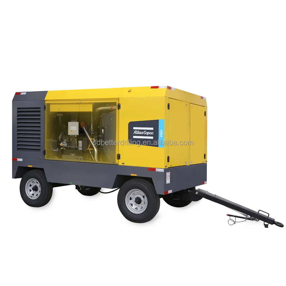 Atlas Copco V900 air compressor for drilling