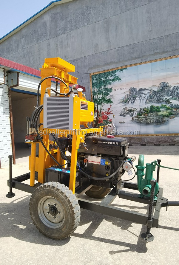 30m 50m 80m 100m Depth Portable Small Soil Sample Testing Core Drill Rig