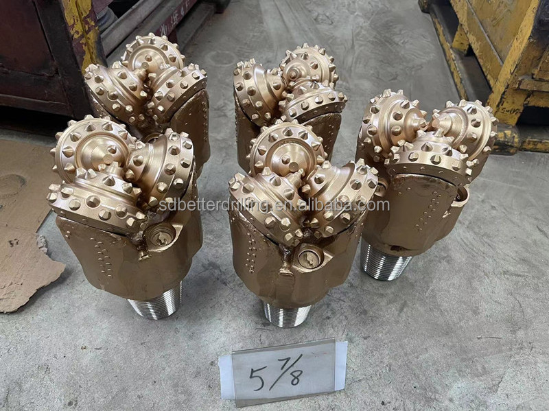 6 1/2 tci Three Cone Bit Oil Rig Drill Head/tungsten Carbide Tricone drill bit