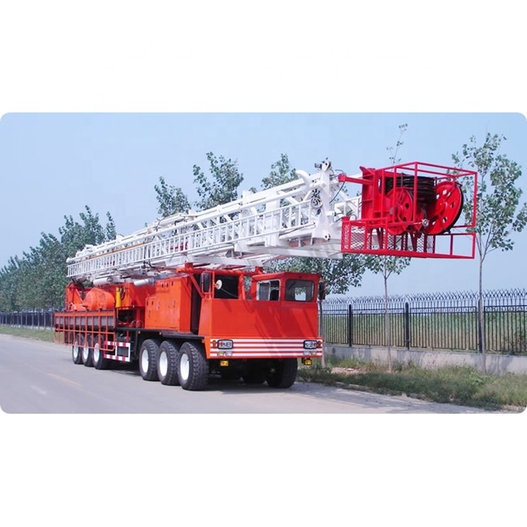 DRILLING RIG XJ900 truck mounted oil drill/workover rig for oilwell