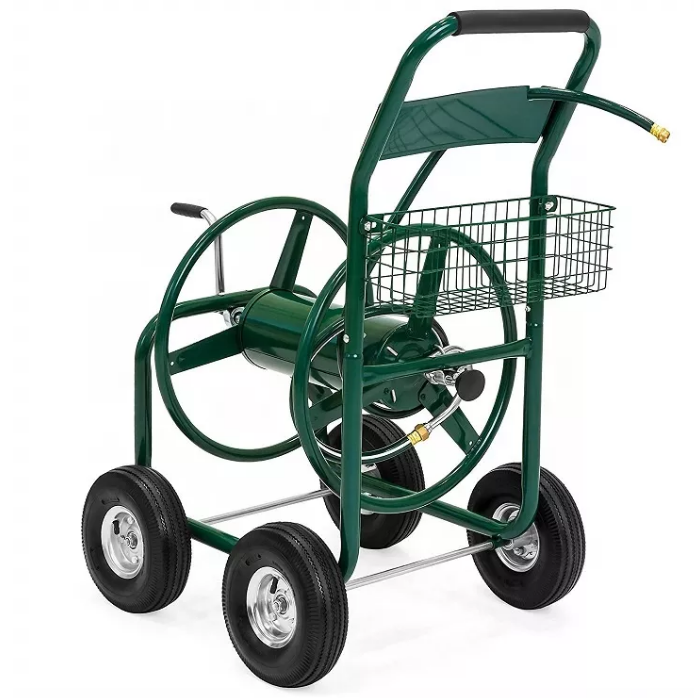 Heavy Duty Water Garden Hose Reel Cart For Water Garden