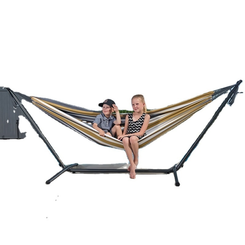 Double Hammock With Stand Storage Bag Included Heavy Duty