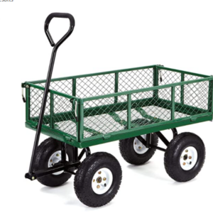 Gorilla Carts  Steel Garden Cart with Removable Sides