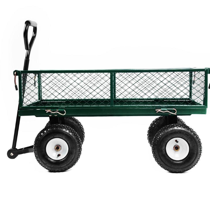 Gorilla Carts  Steel Garden Cart with Removable Sides