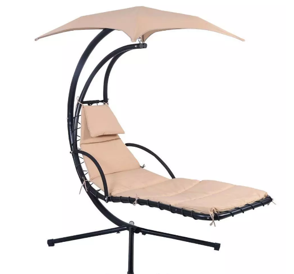 Hanging Chair with stand/Outdoor Patio Hammock /Egg shaped rattan swings