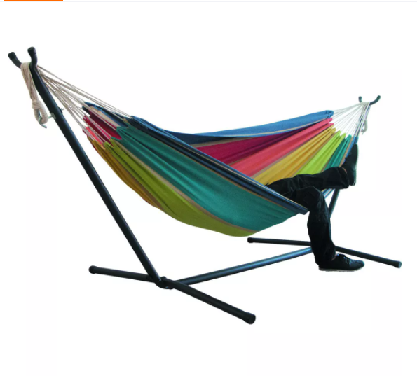 hammock with Portable heavy duty Stainless steel frame stand hammock metal steel hanging