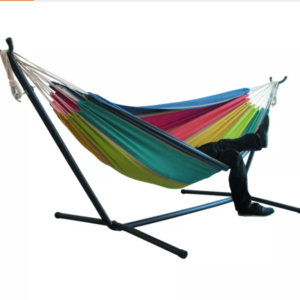 hammock with Portable heavy duty Stainless steel frame stand hammock metal steel hanging