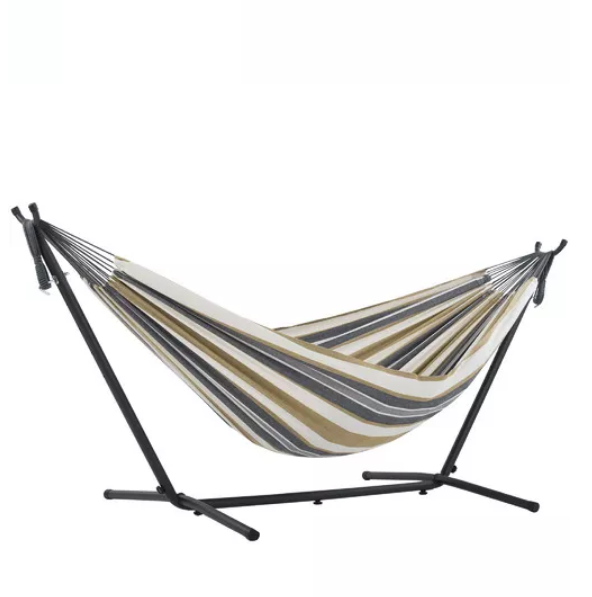 Sale Outdoor Beds Canvas Travel Backpacking Garden Chair Camping Foldable Iron Portable Stand Hammock With bracket