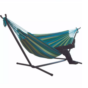 Hammocks Combo Double Cotton Hammock with Stand